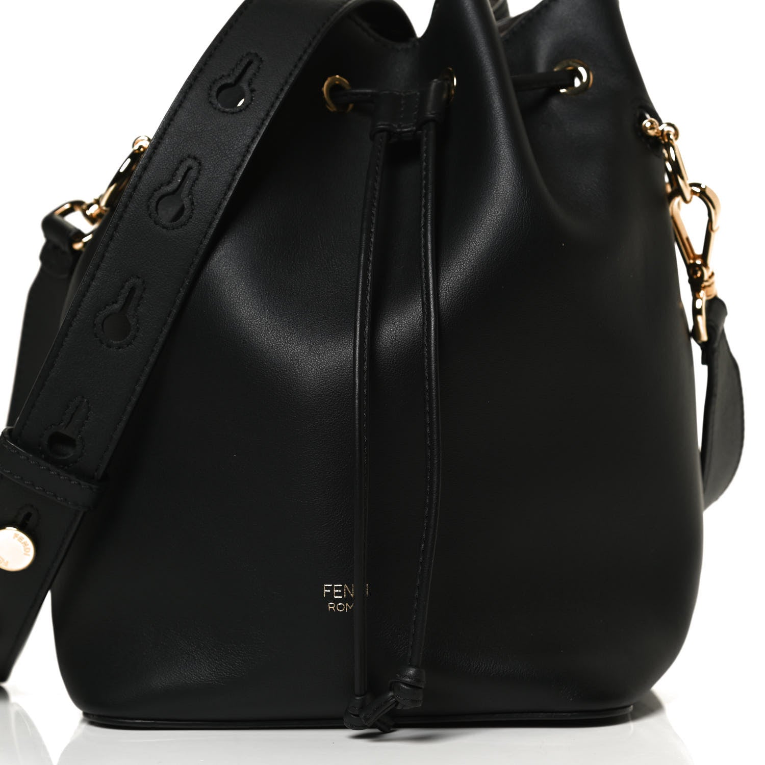 Fendi Vitello Grace Matte F is Fendi Grande Mon Tresor Bucket Bag Black 7 of 12