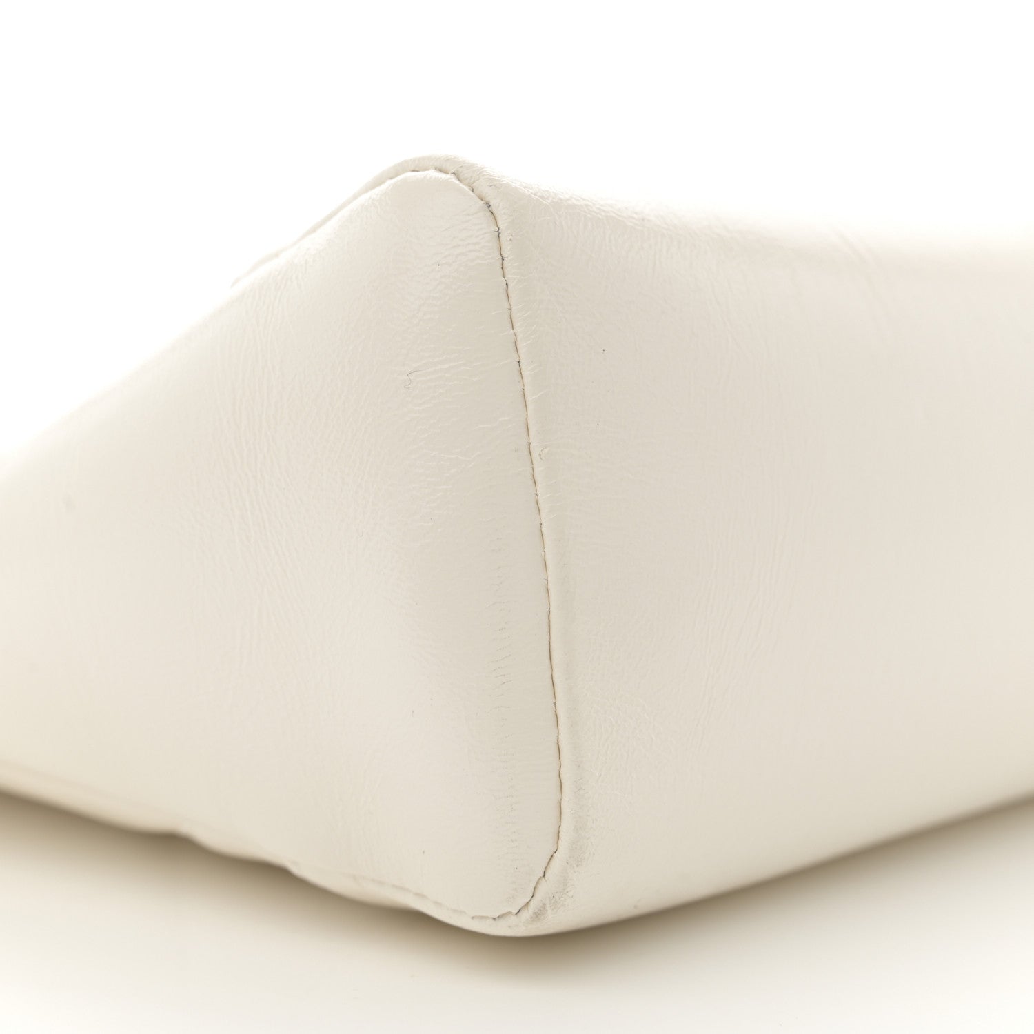 Chanel Shiny Lambskin Quilted Small 31 Shopping Bag White 9 of 11