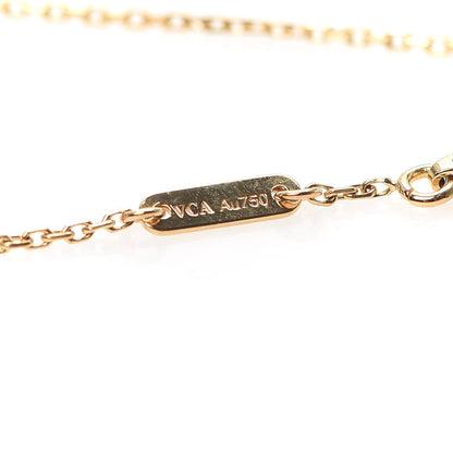 Van Cleef & Arpels 18K Yellow Gold Mother of Pearl Sweet Alhambra Butterfly Bracelet 6 of 7