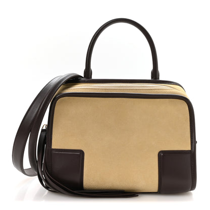 Loewe Suede Calfskin Amazona Small 180 Oro Chocolate 1 of 11