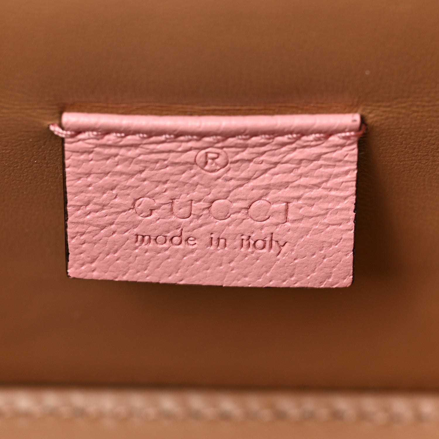 Gucci Textured Dollar Calfskin Berry Print Small Padlock Bamboo Shoulder Bag Pink Purple 6 of 9
