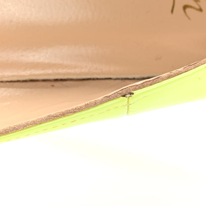 Christian Louboutin Patent So Kate 120 Pumps 37 Neon Yellow 9 of 11