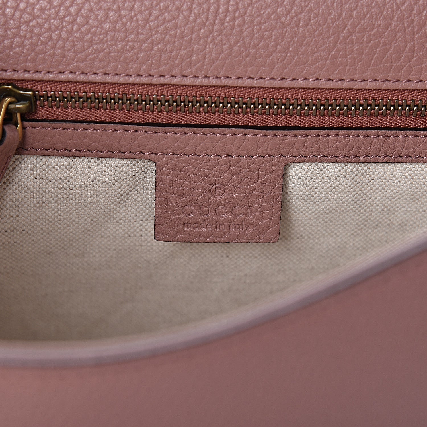 Gucci Calfskin Small GG Marmont Top Handle Bag Rosy Phard 7 of 11
