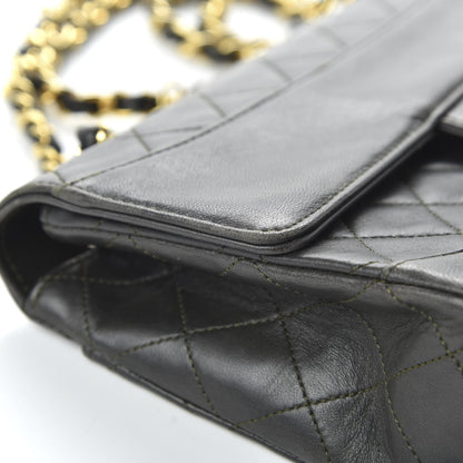 Chanel Lambskin Quilted Small Single Flap Dark Grey 8 of 11