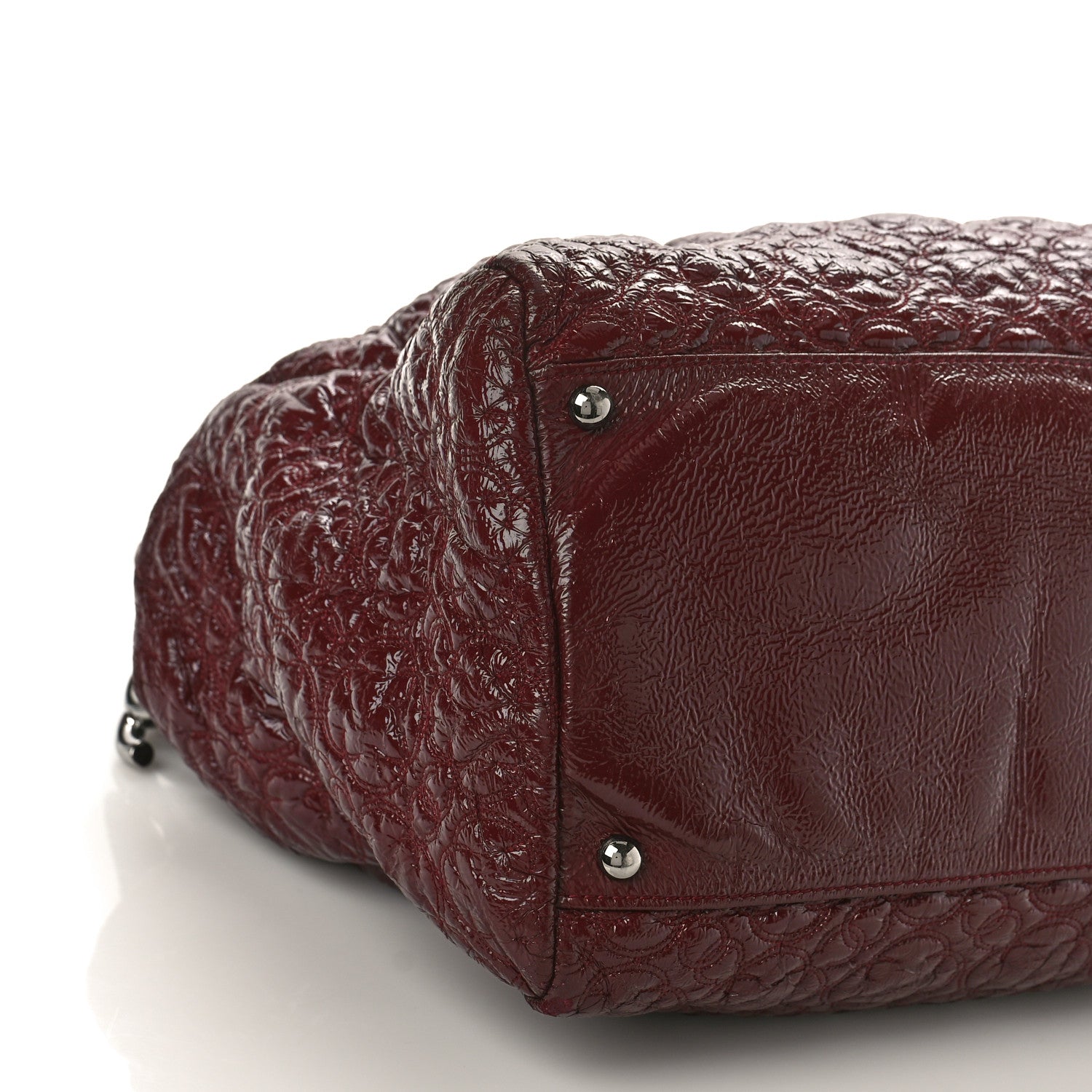 Chanel Vinyl Rock in Moscow Tote Bordeaux 8 of 11