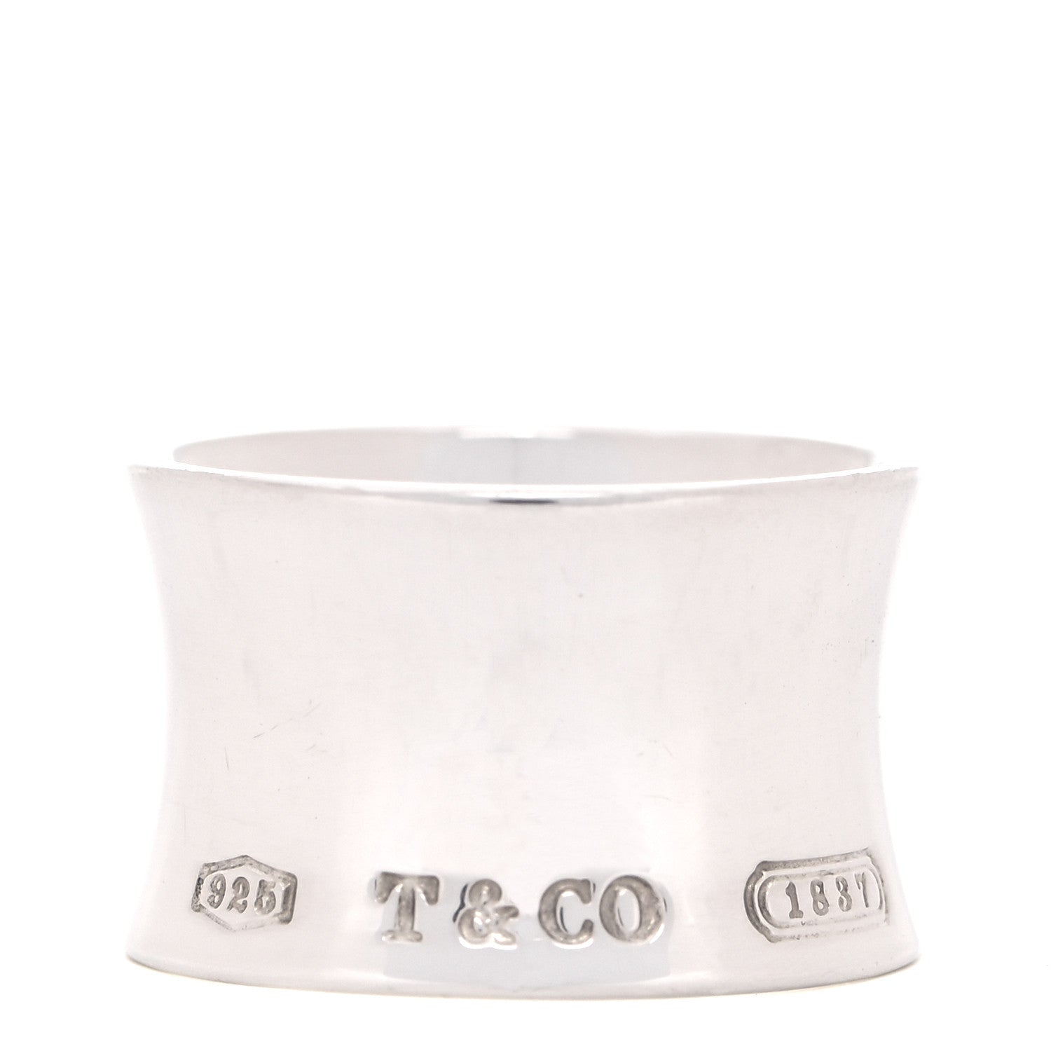 Tiffany Sterling Silver Wide 1837 Ring 47 4 1 of 4