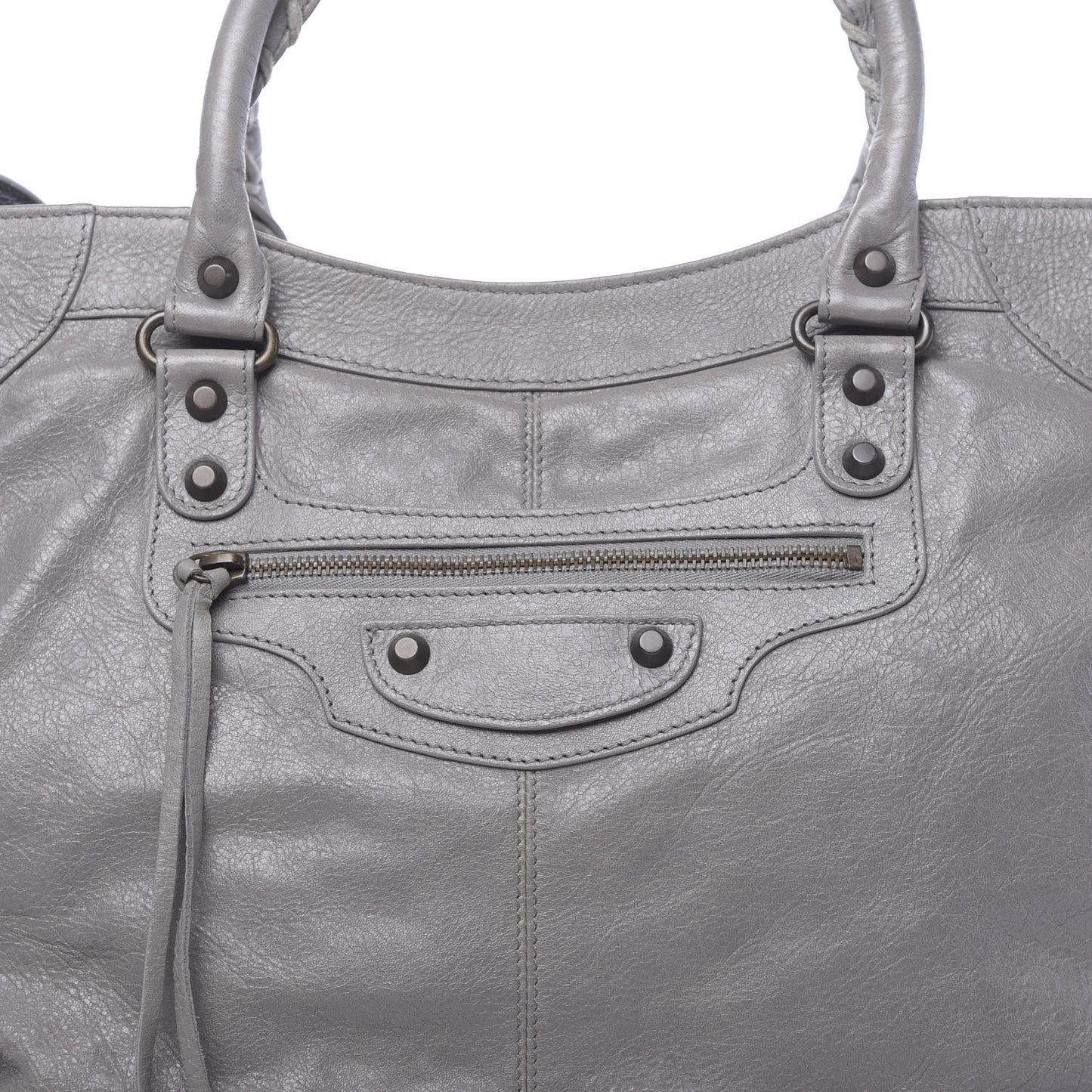 Agneau Classic Hardware Velo Gris Pyrite