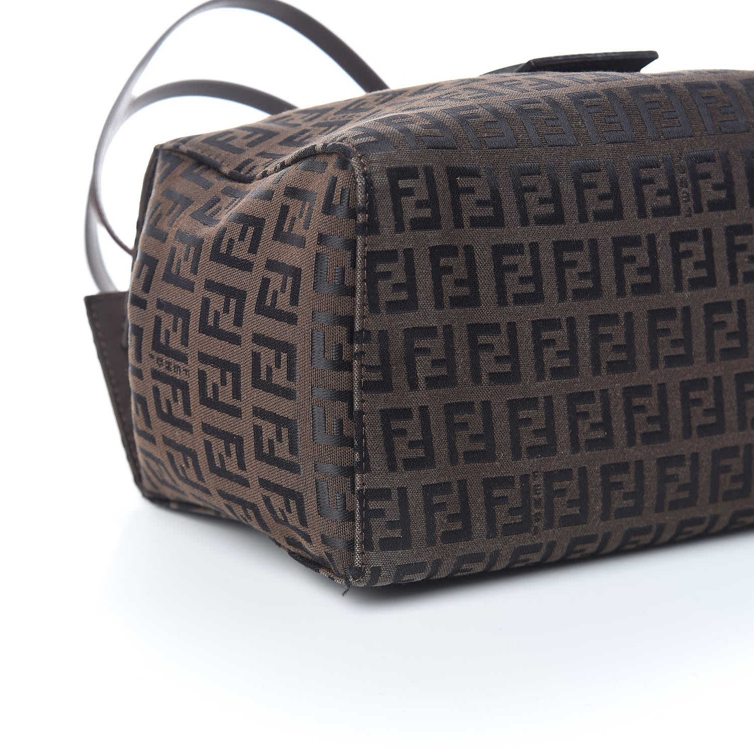 Fendi Zucchino Small Shoulder Bag Tobacco 5 of 11