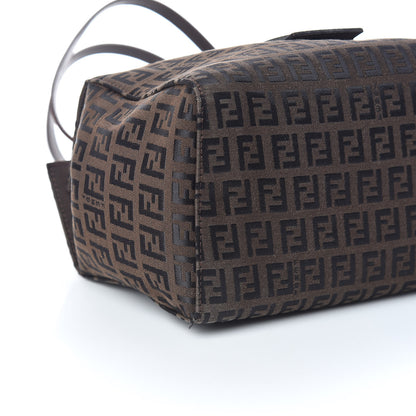 Fendi Zucchino Small Shoulder Bag Tobacco 5 of 11