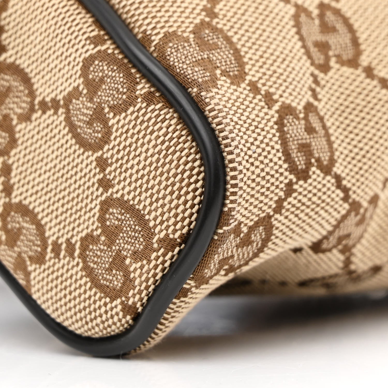 Gucci Monogram Belt Bag Dark Brown 9 of 10