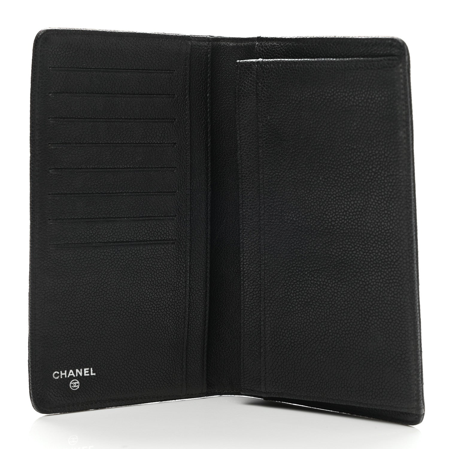 Chanel Caviar Quilted Reissue Yen Wallet Black 5 of 10