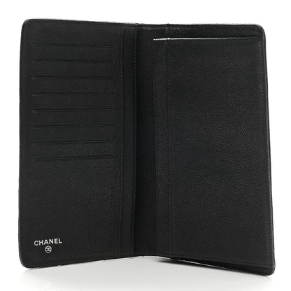 Chanel Caviar Quilted Reissue Yen Wallet Black 5 of 10