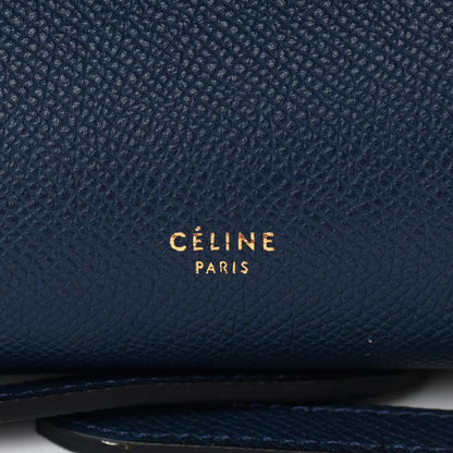 Celine Grained Calfskin Mini Belt Bag Deepsea 6 of 10