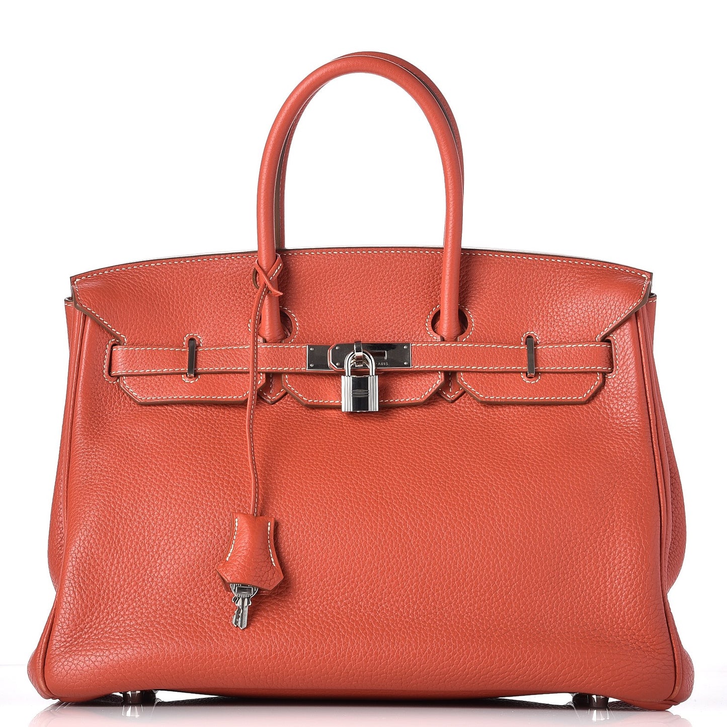 Taurillon Clemence Birkin 35 Sanguine