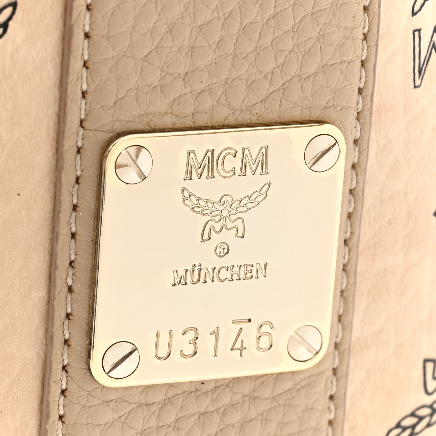 MCM Visetos Medium Liz Reversible Shopper Tote Beige 12 of 24