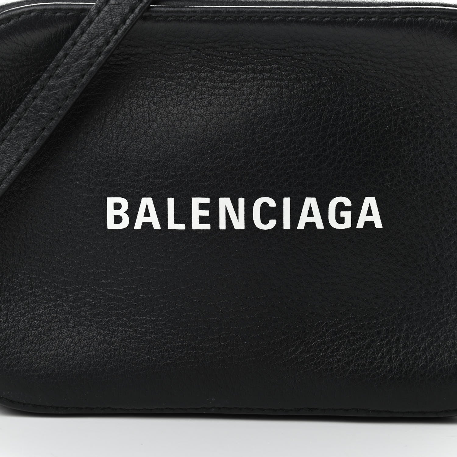 Balenciaga Calfskin Logo XS Everyday Camera Bag Black 7 of 11