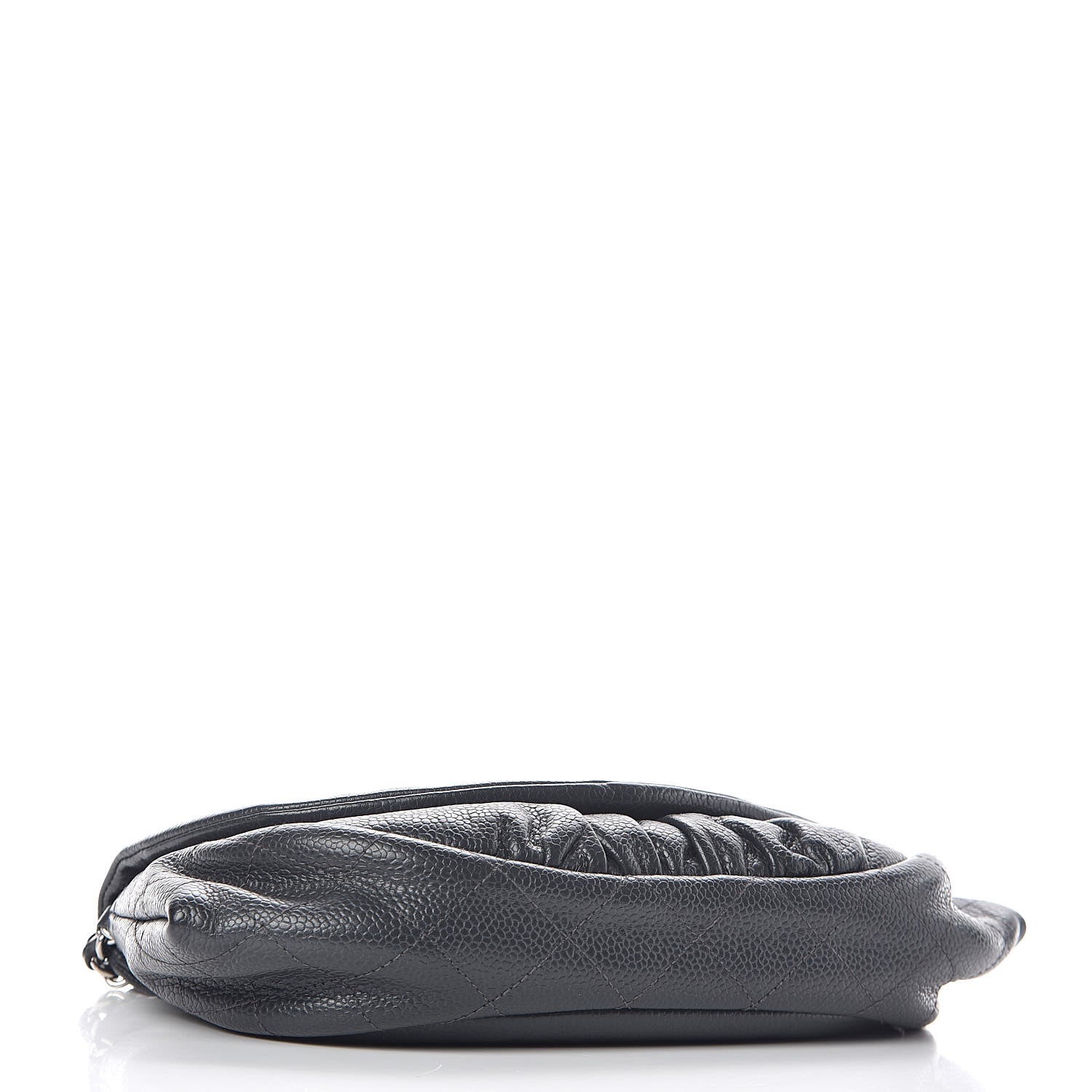 Chanel Caviar Half Moon Wallet On Chain WOC Grey 4 of 14