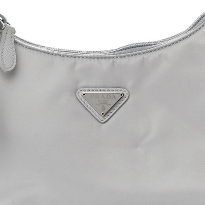 Prada Tessuto Nylon Mini Re-Edition 2000 Bag Fiordaliso 7 of 9