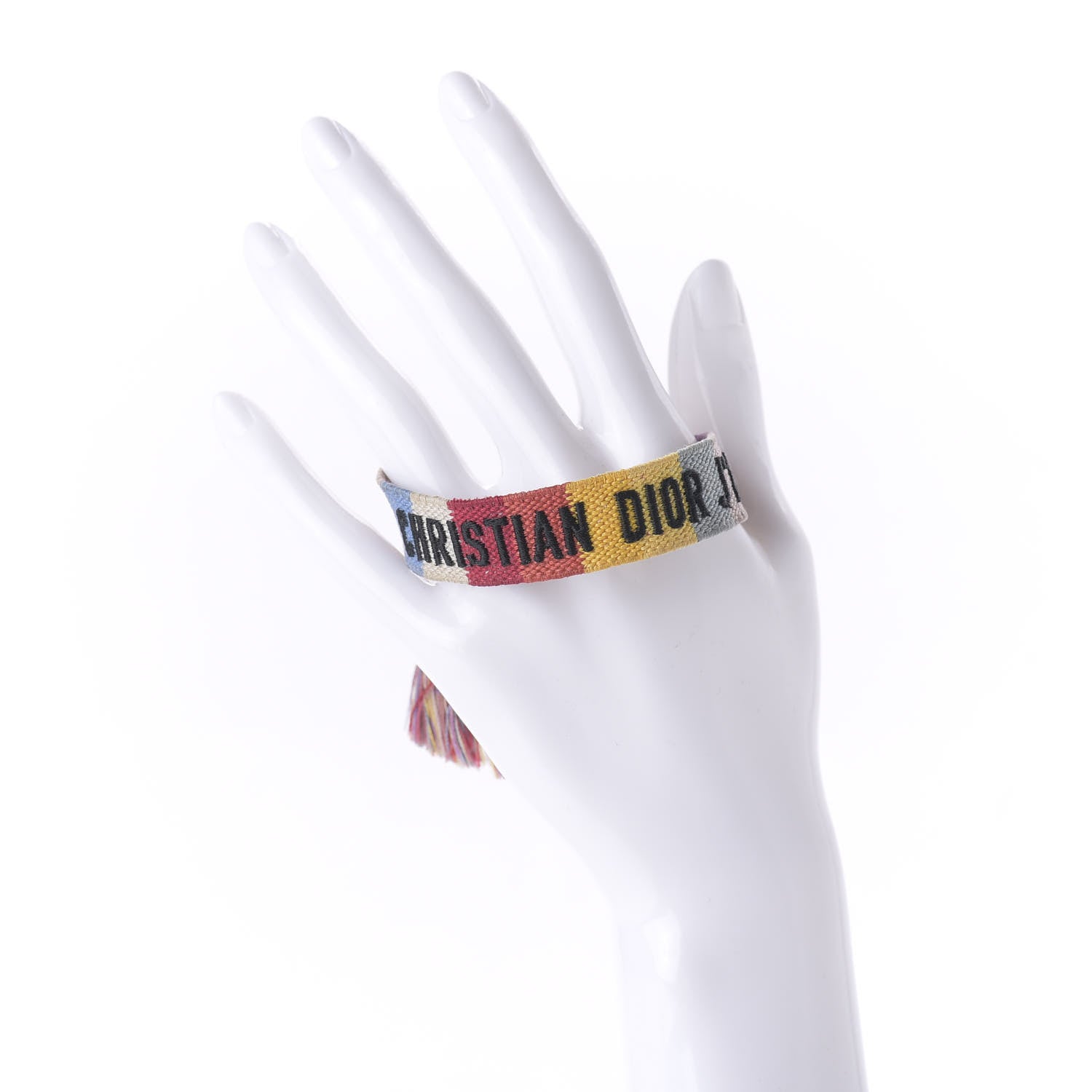 Christian Dior Woven Cotton J'Adior Friendship Bracelet 2 of 5