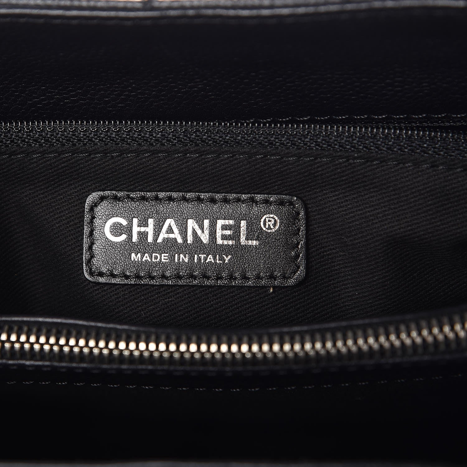 Chanel Caviar Quilted Grand Shopping Tote GST Black 6 of 15