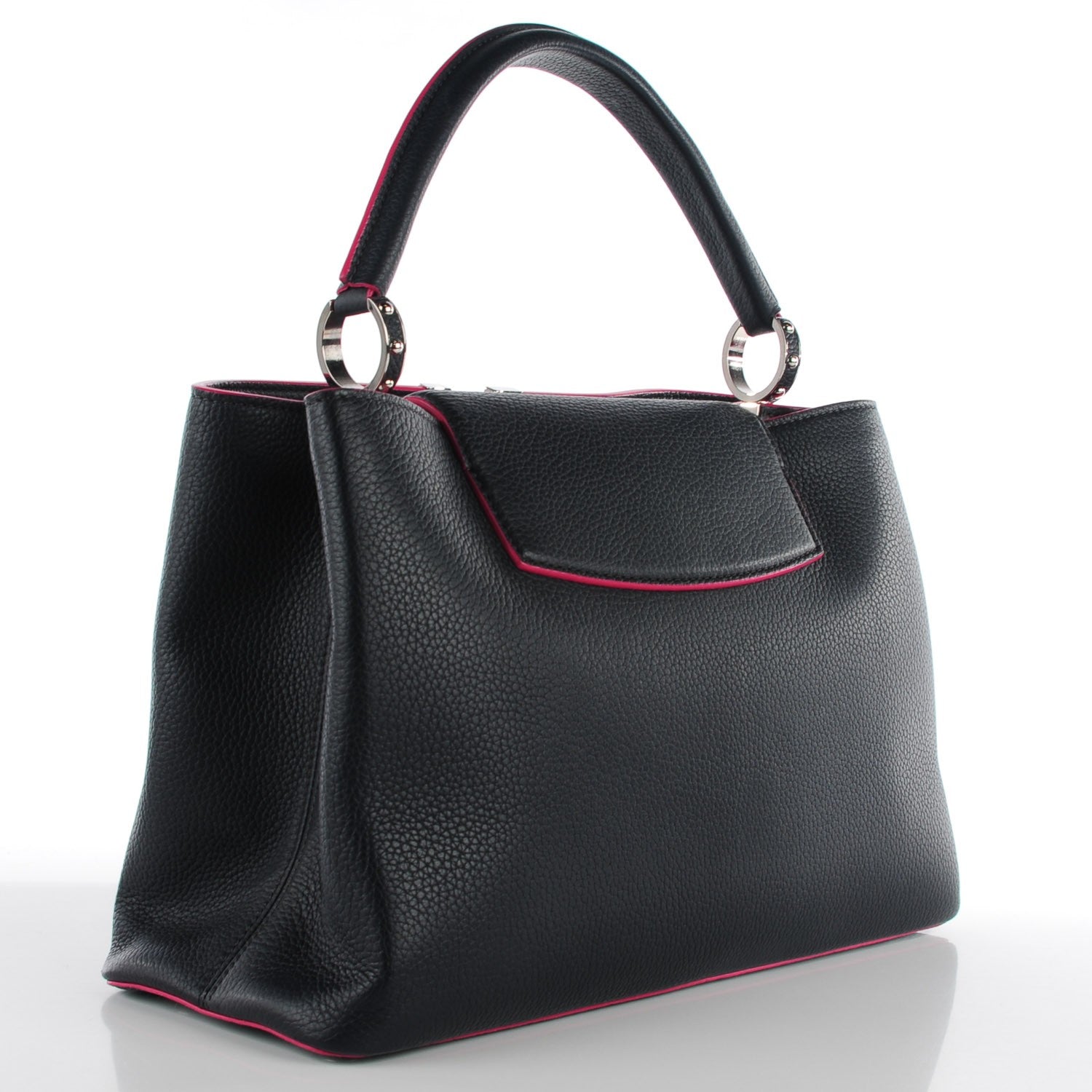 Louis Vuitton Taurillon Capucines MM Cobalt 3 of 7