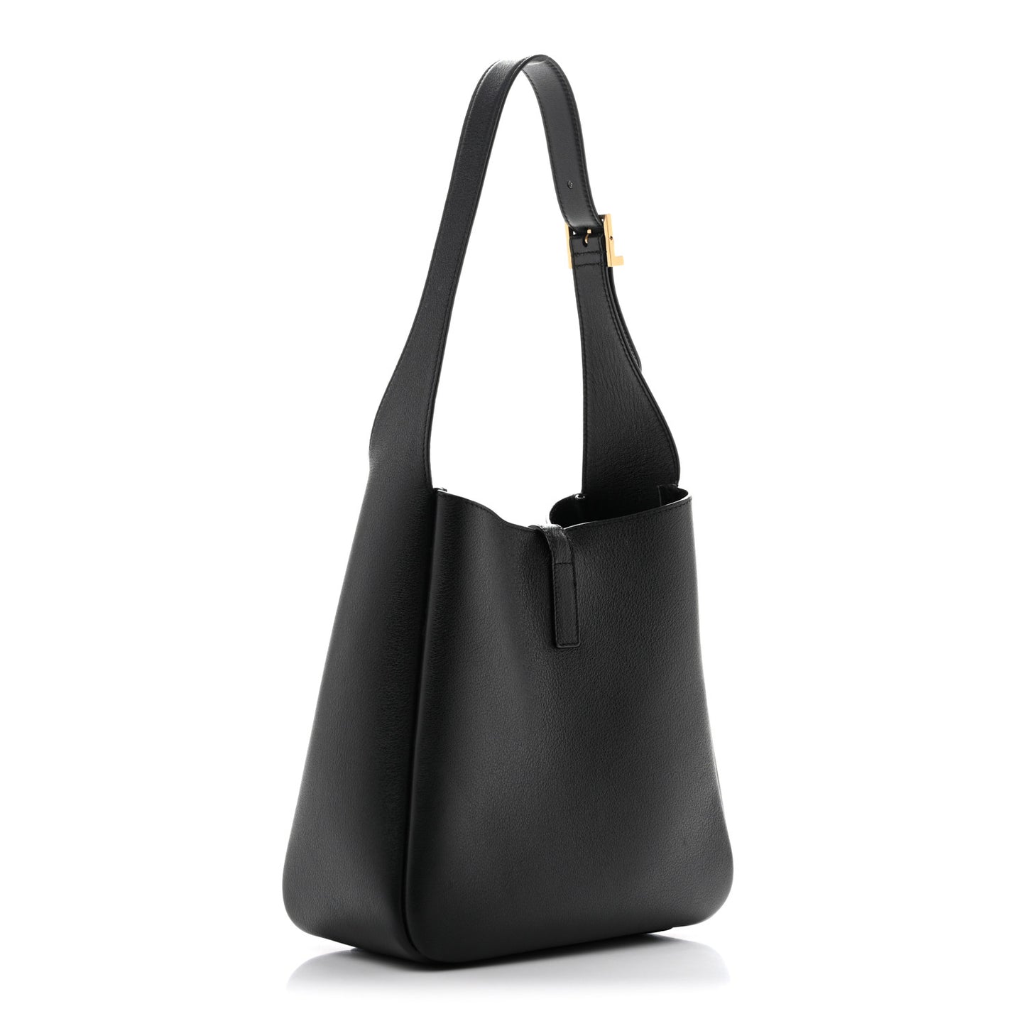 Grained Calfskin Small Le 5 A 7 Soft Hobo Black