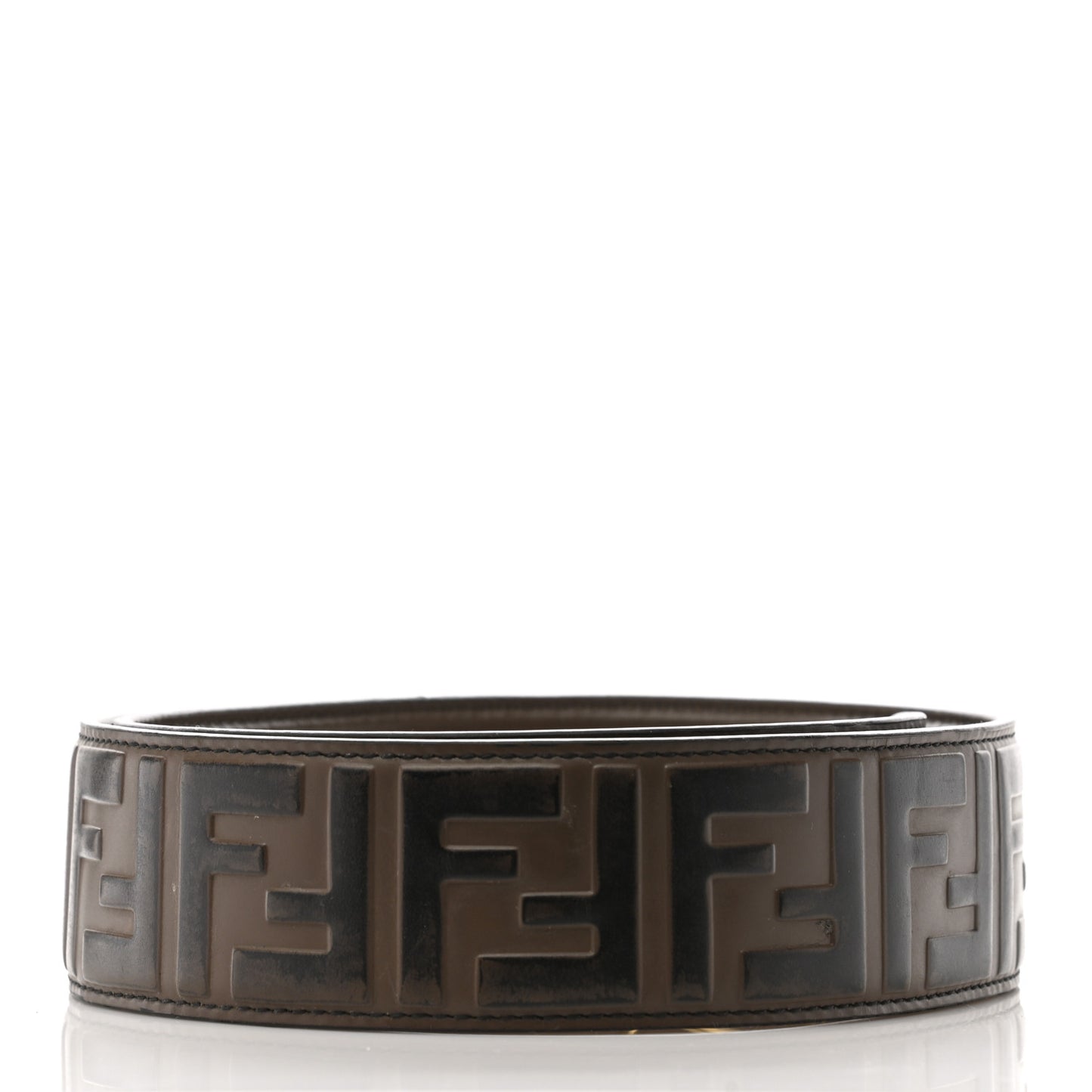Vitello Century Bi-Color FF 1974 Embossed Strap You Maya Black