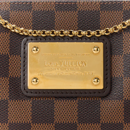 Louis Vuitton Damier Ebene Eva Clutch 7 of 9