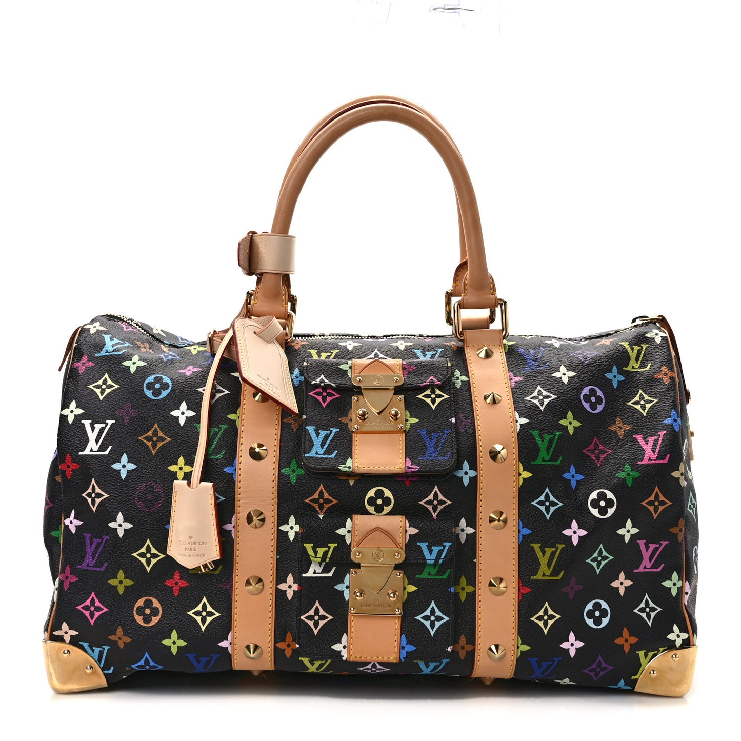 Monogram Multicolor Keepall 45 Black