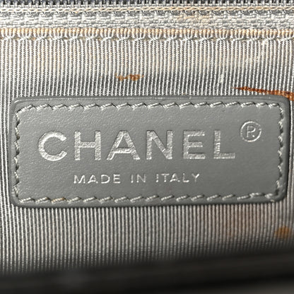 Chanel Patent Medium Boy Reverso Flap Black 6 of 11