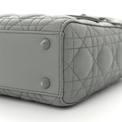 Christian Dior Ultra Matte Calfskin Cannage Small My ABCDior Lady Dior Gray 10 of 10