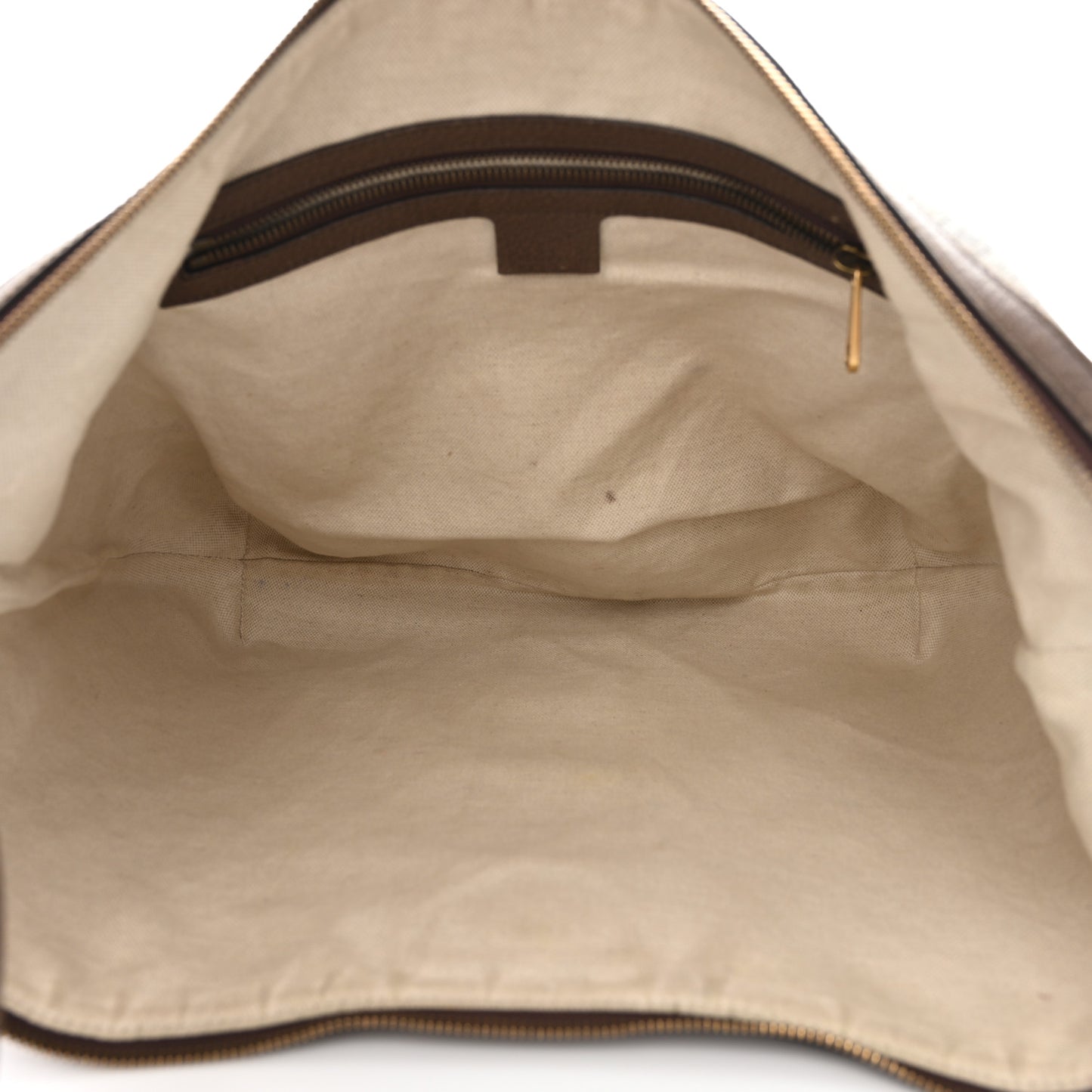 GG Supreme Monogram Web Ophidia Half Moon Hobo Brown