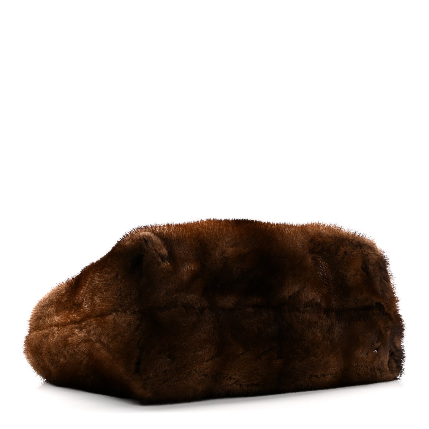 Mink Fur Lux Satchel Coffee