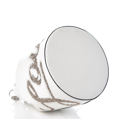 Christian Louboutin Calfskin Marie Jane Bucket White 4 of 6