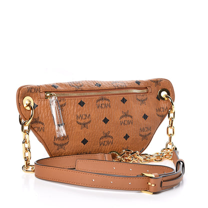 MCM Visetos Stark Belt Bag Cognac 3 of 9