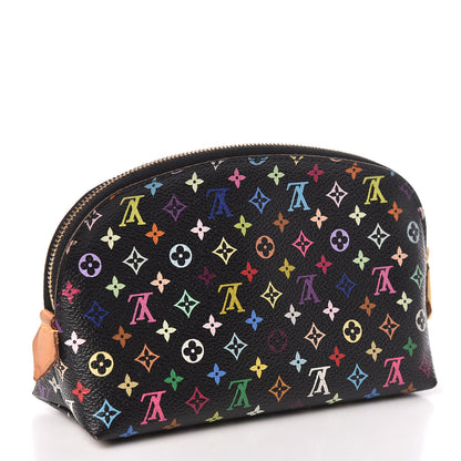 Louis Vuitton Monogram Multicolor Cosmetic Pouch Black Grenade 3 of 7
