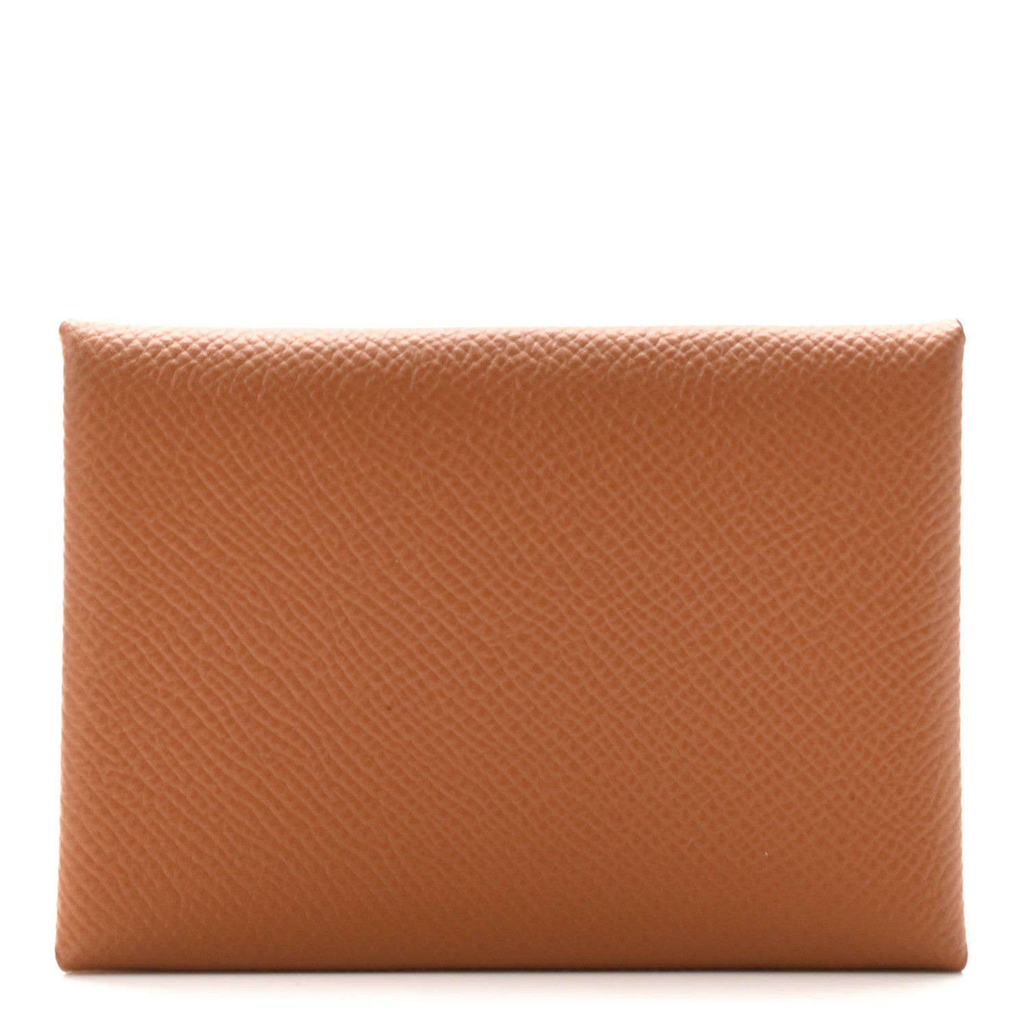 Hermes Epsom Calvi Duo Card Case Gold 1 of 7