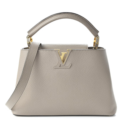 Louis Vuitton Taurillon Capucines BB Galet 1 of 9