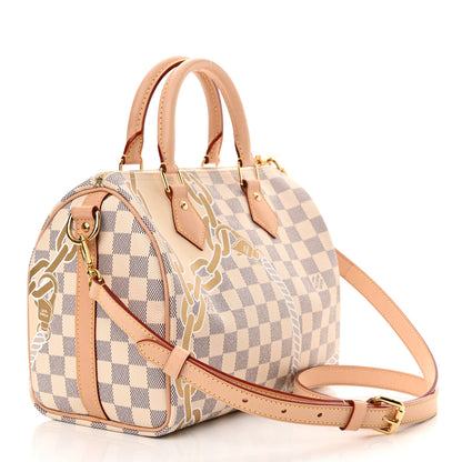 Louis Vuitton Damier Azur Nautical Speedy Bandouliere 25 3 of 10