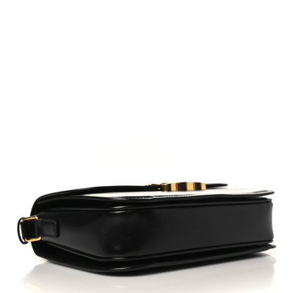 Celine Shiny Calfskin Medium Triomphe Black 4 of 9