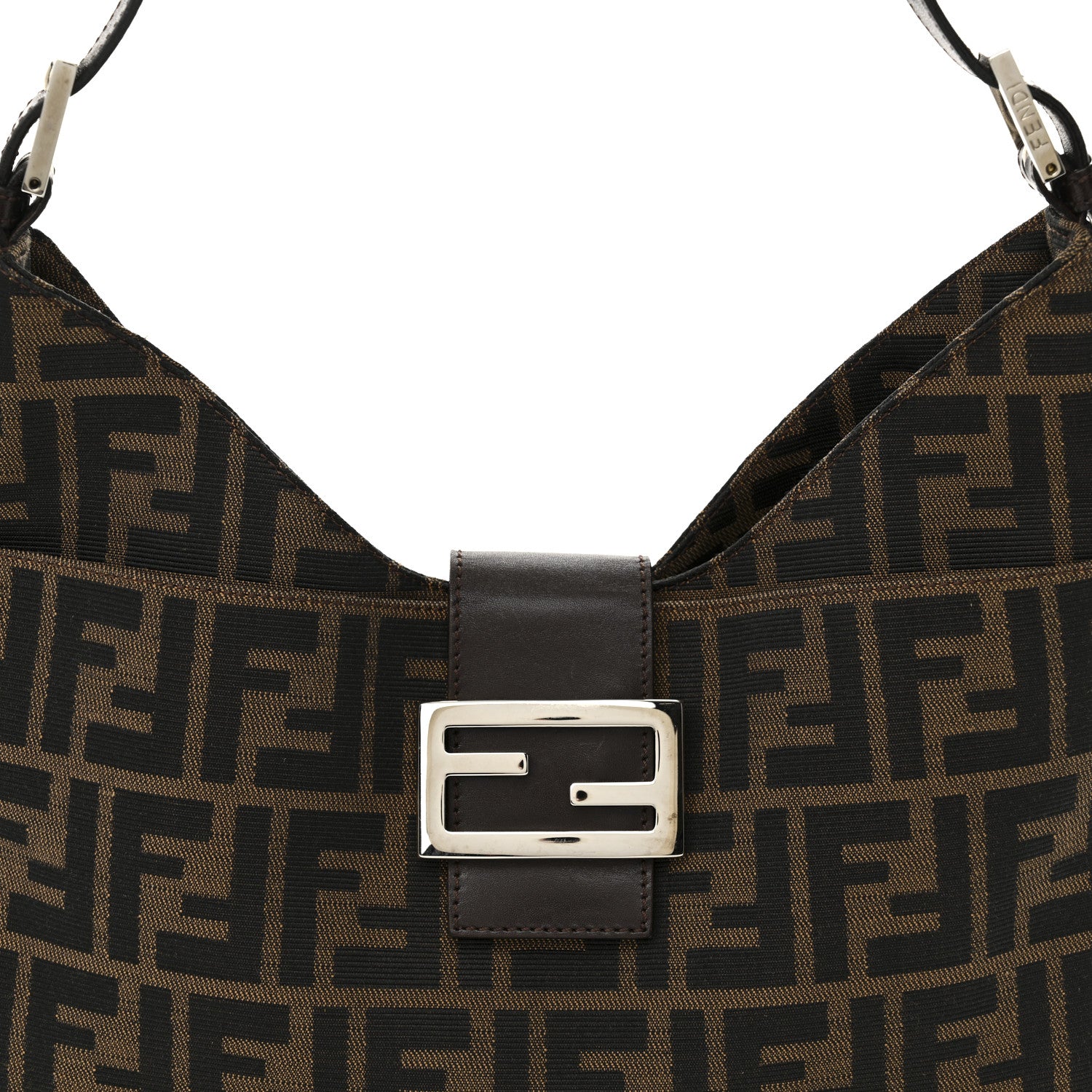 Fendi Zucca Hobo Tobacco 7 of 10