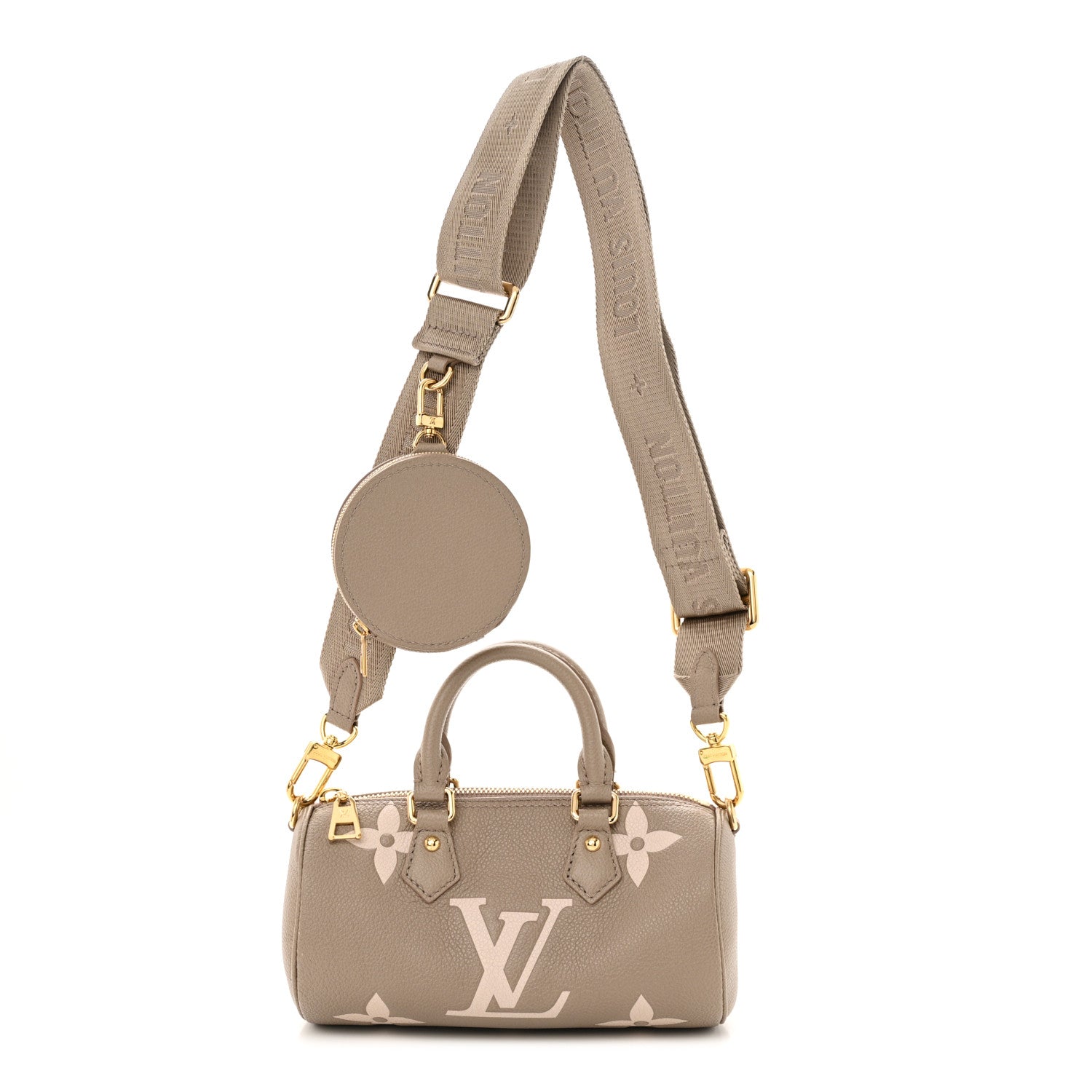 Louis Vuitton Empreinte Monogram Giant Papillon BB Tourterelle Cream 1 of 9