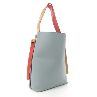 Celine Shiny Smooth Calfskin Small Twisted Cabas Kohl Cloud 4 of 15