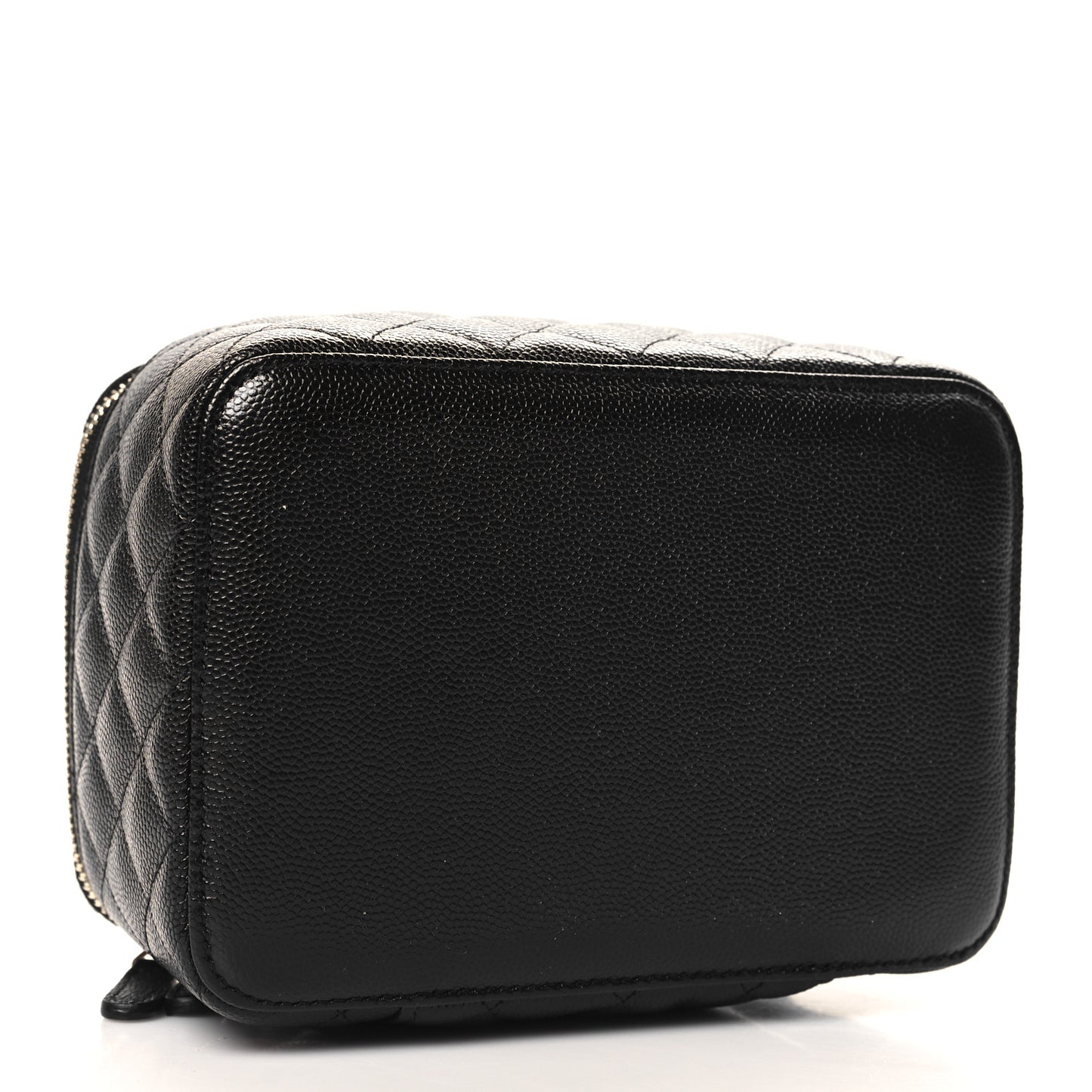 Caviar Quilted Jewelry Box Black