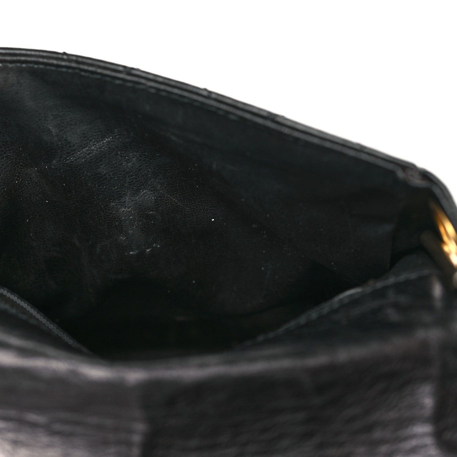 Chanel Lambskin Quilted Flap Crossbody Black 11 of 12