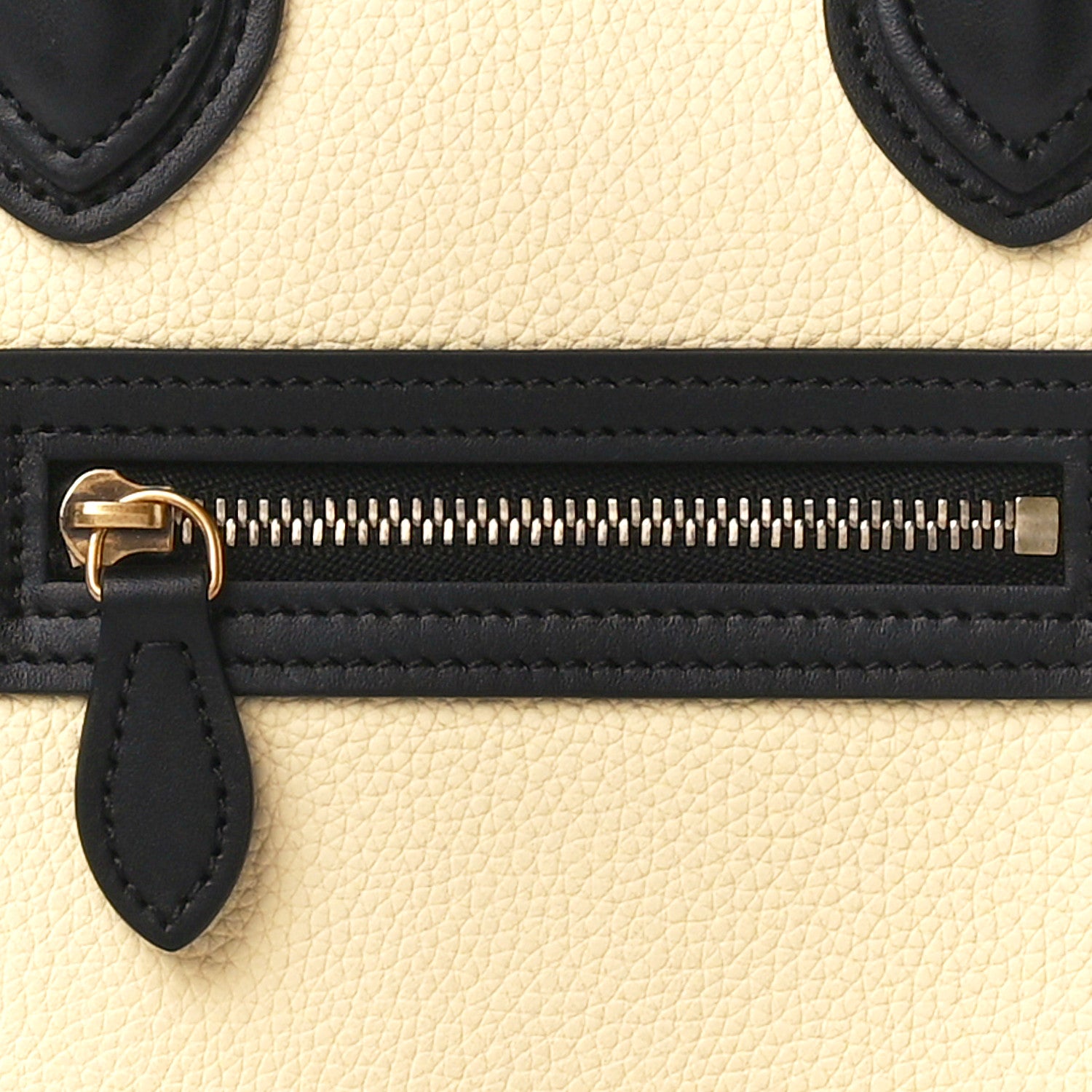 Celine Drummed Calfskin Nubuck Nano Tri-Color Luggage Ruby 8 of 10