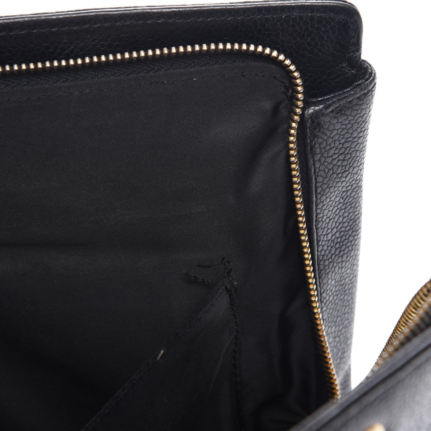 Caviar Shoulder Bag Black