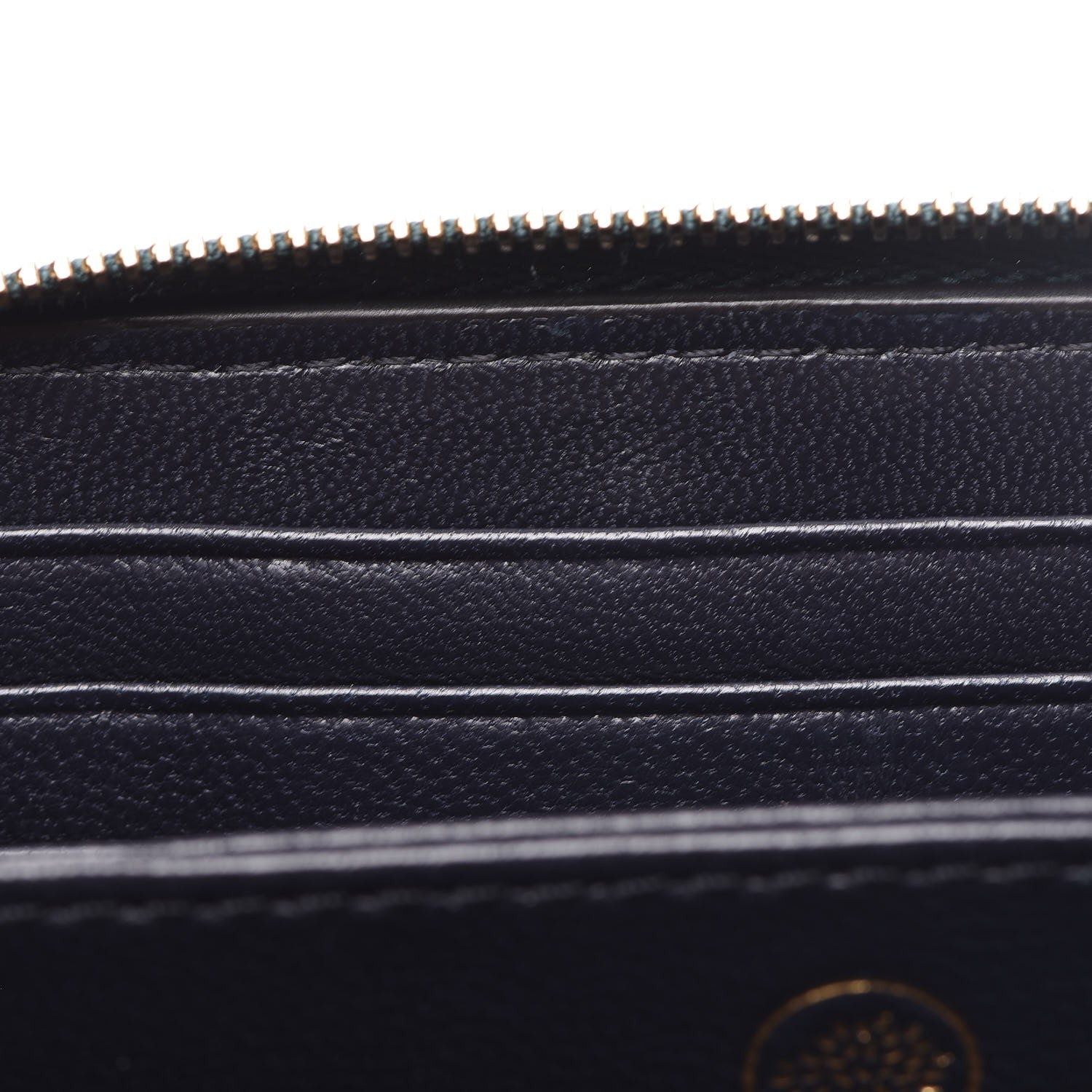 Mulberry Small Classic Grain Zip Around Purse Ocean Green 7 of 8