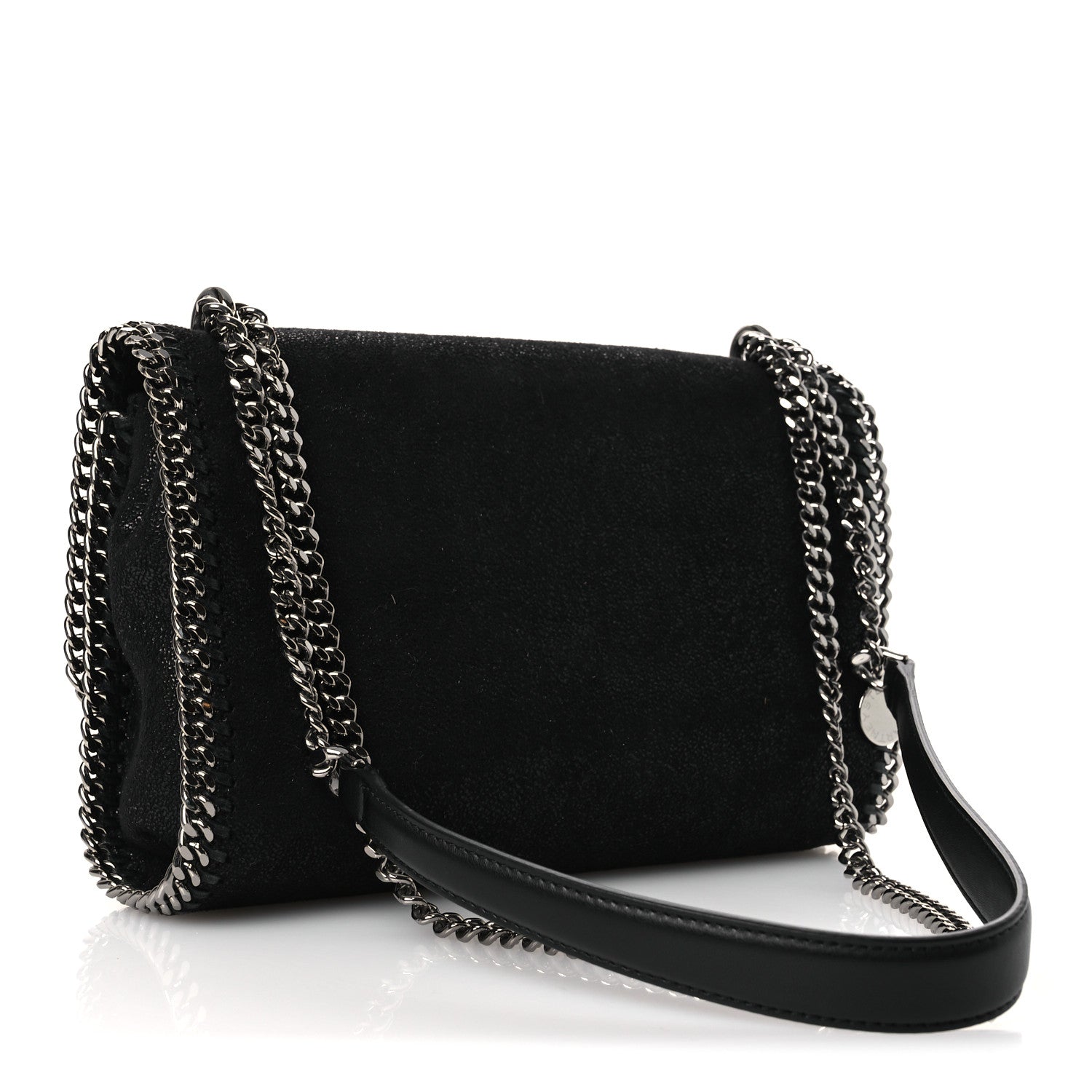 Stella McCartney Shaggy Deer Falabella Messenger Black 3 of 12