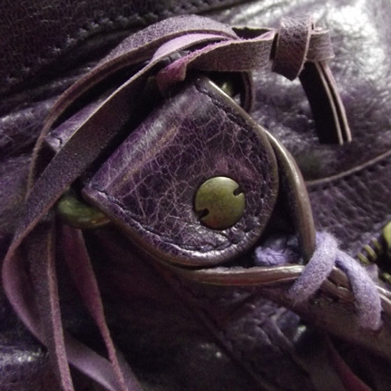 Balenciaga Agneau CITY Saphire Purple 7 of 14